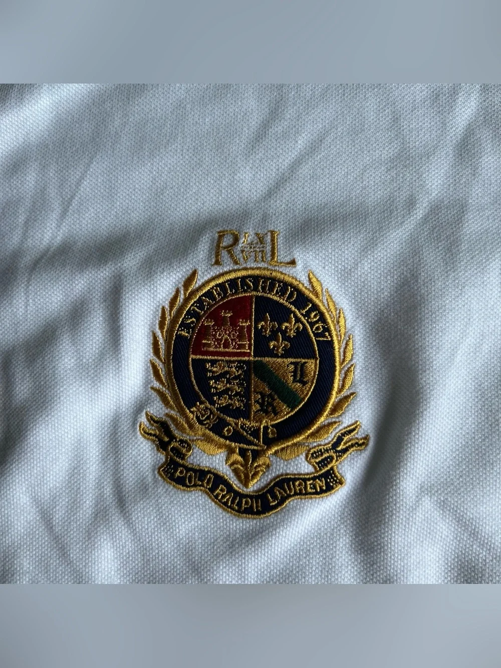 NWT Polo Ralph Lauren Shirt Mens 4XL TALL White Novelty Heritage Crest Big Pony